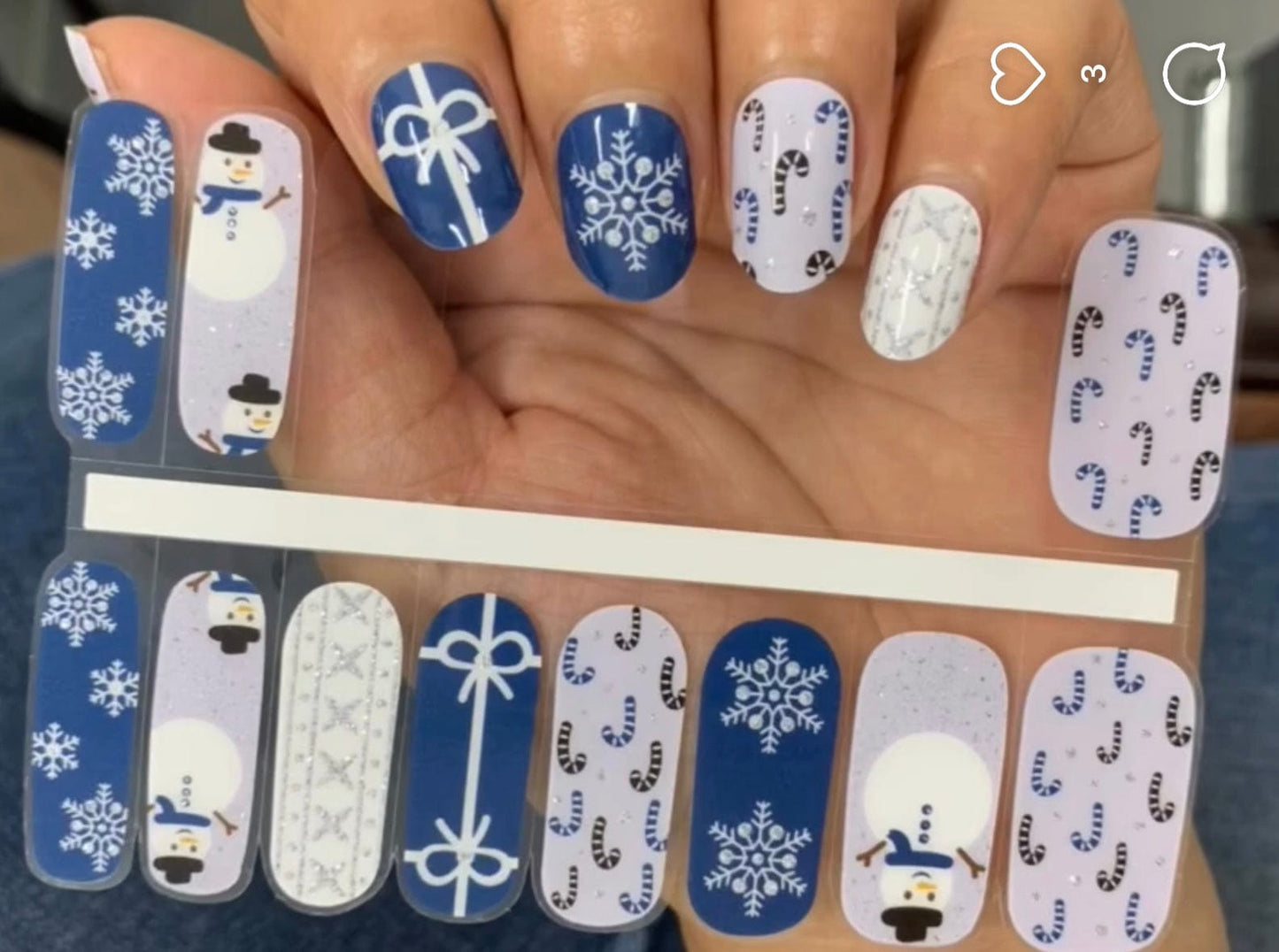 HOLY GRAIL NAIL Crystal Snowman Sparkle - Crystal Wraps