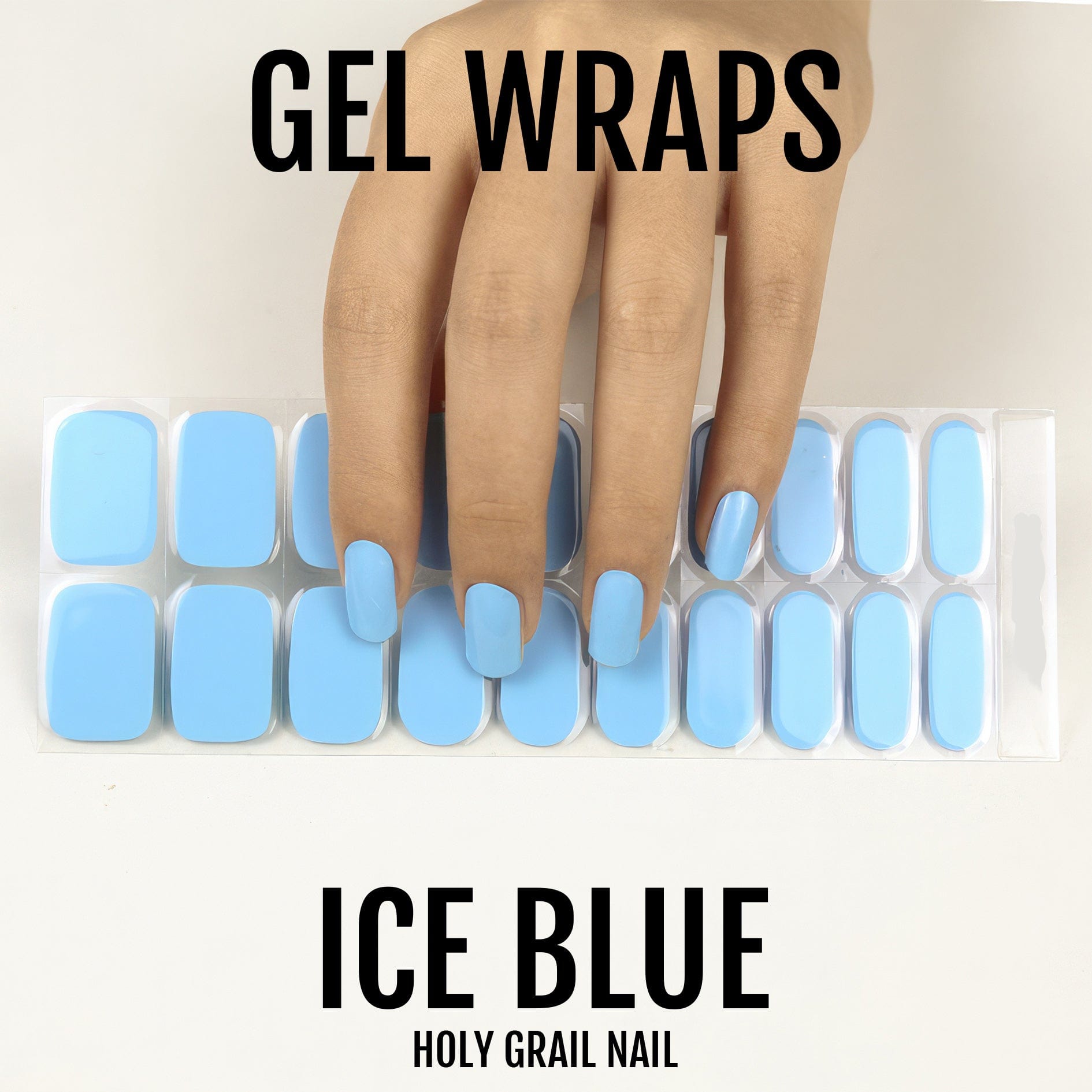 Holy Grail Nail Semi-Cured Gels Ice Blue - Gels