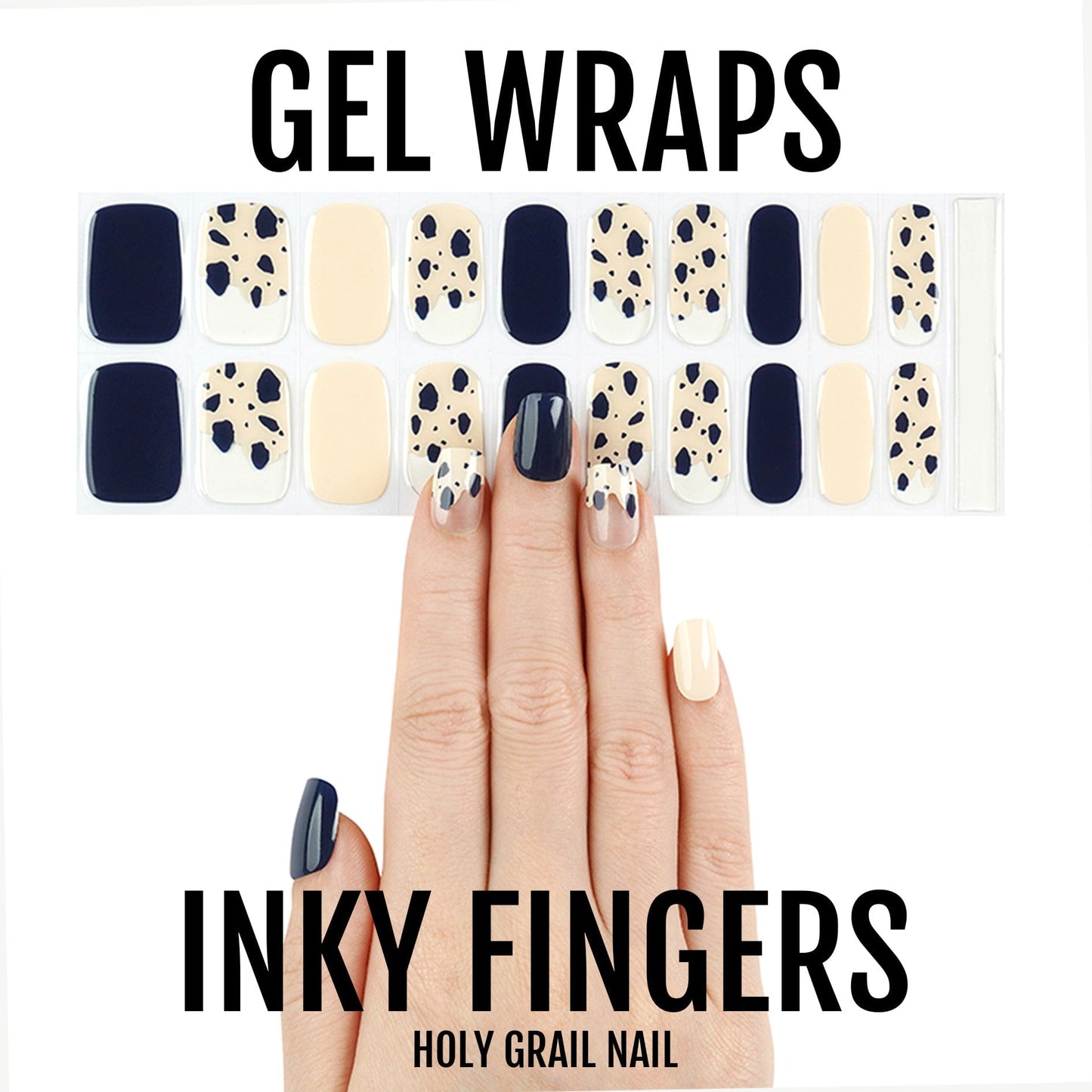 Holy Grail Nail Semi-Cured Gels Inky Fingers - Gels