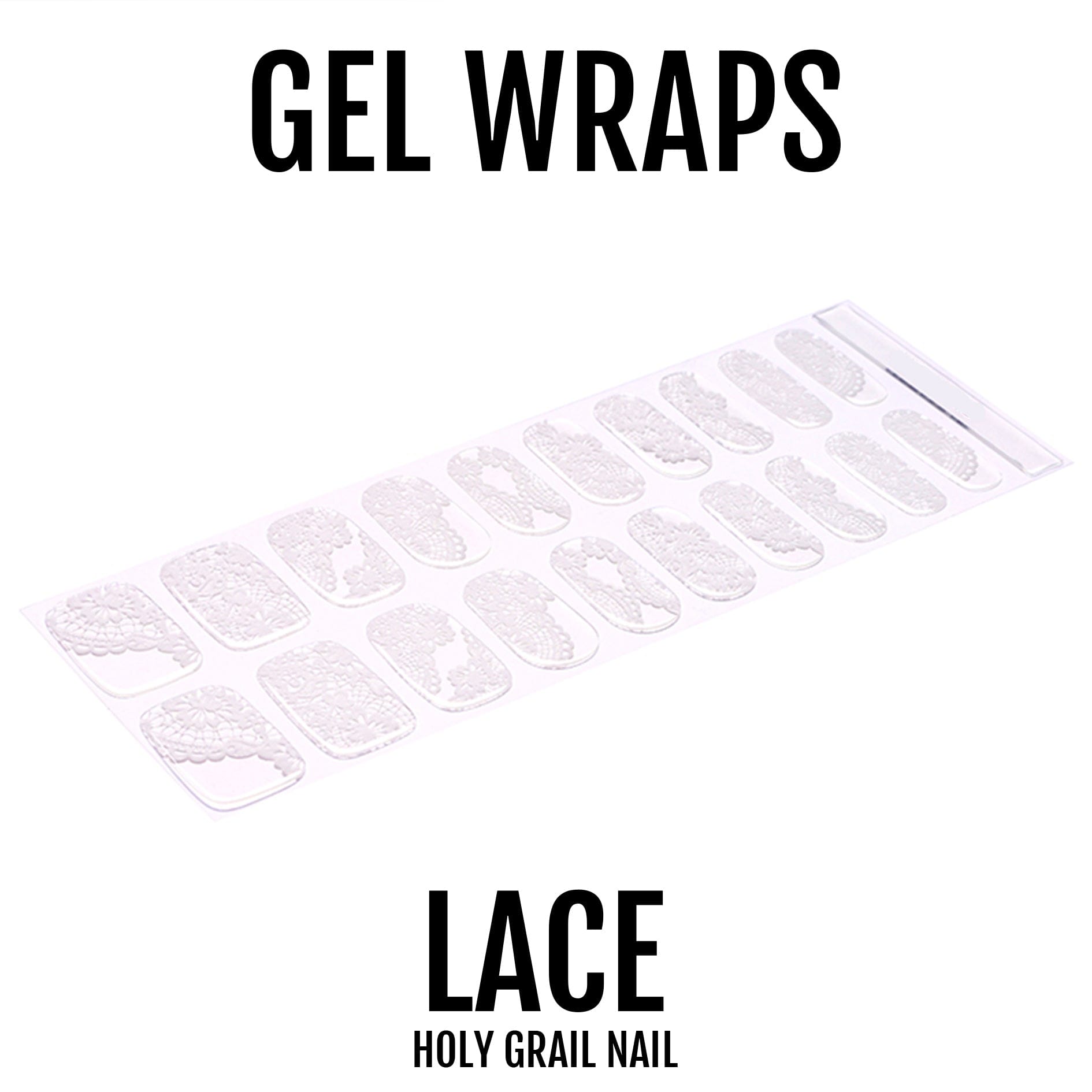 Holy Grail Nail Semi-Cured Gels Lace - Gels