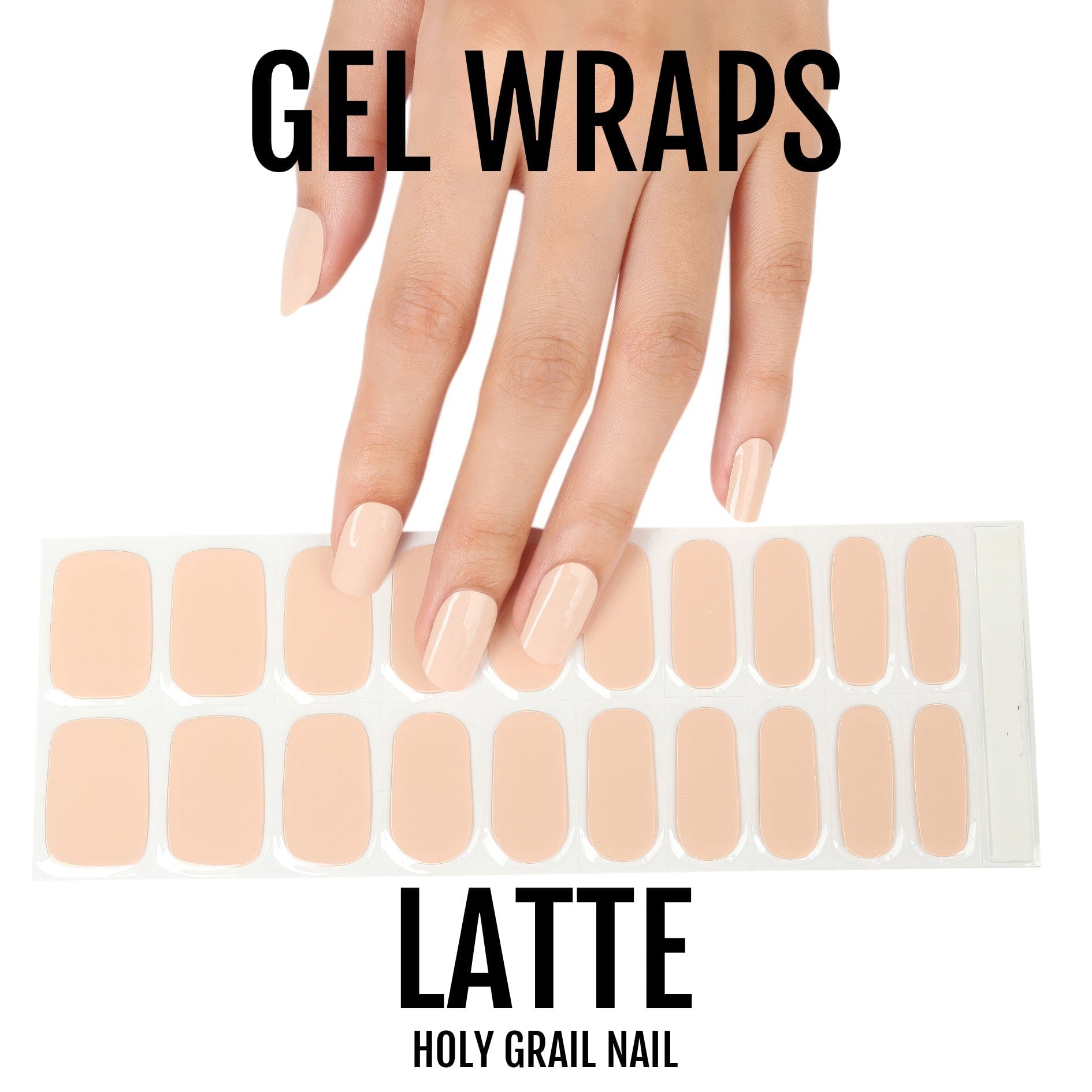 Holy Grail Nail Semi-Cured Gels Latte - Gels