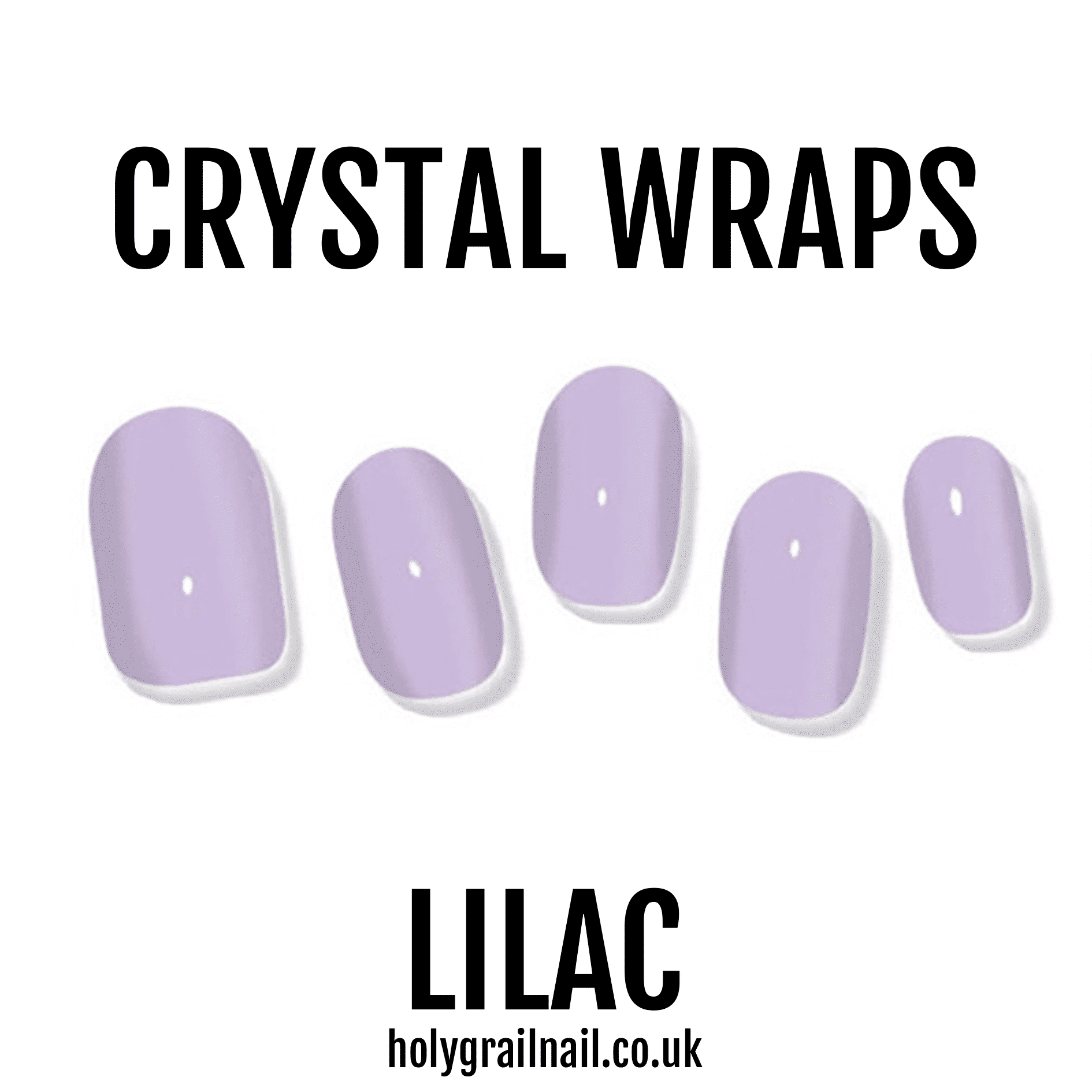 Holy Grail Nail Crystal Lilac - Crystal Wraps