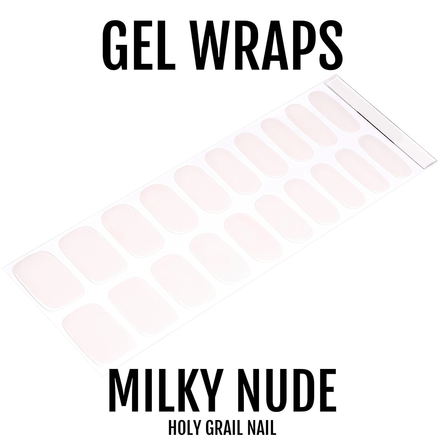 Holy Grail Nail Semi-Cured Gels Milky Nude - Gels