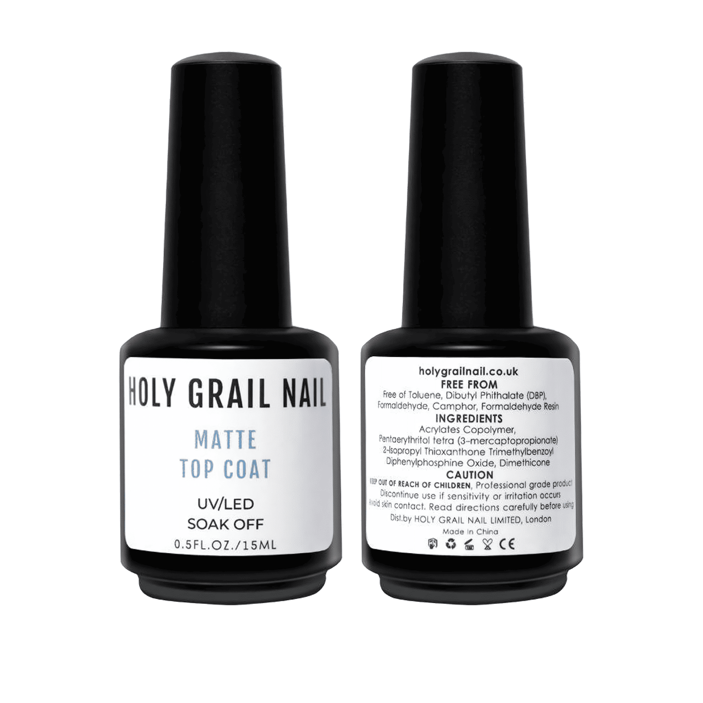 Holy Grail Nail Accessories Matte Top Coat (UV/LED) - Holy Grail Nail