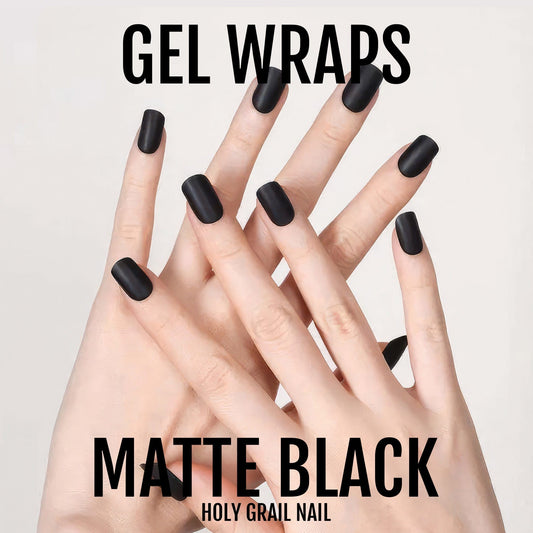 Holy Grail Nail Semi-Cured Gels Matte Black - Gels