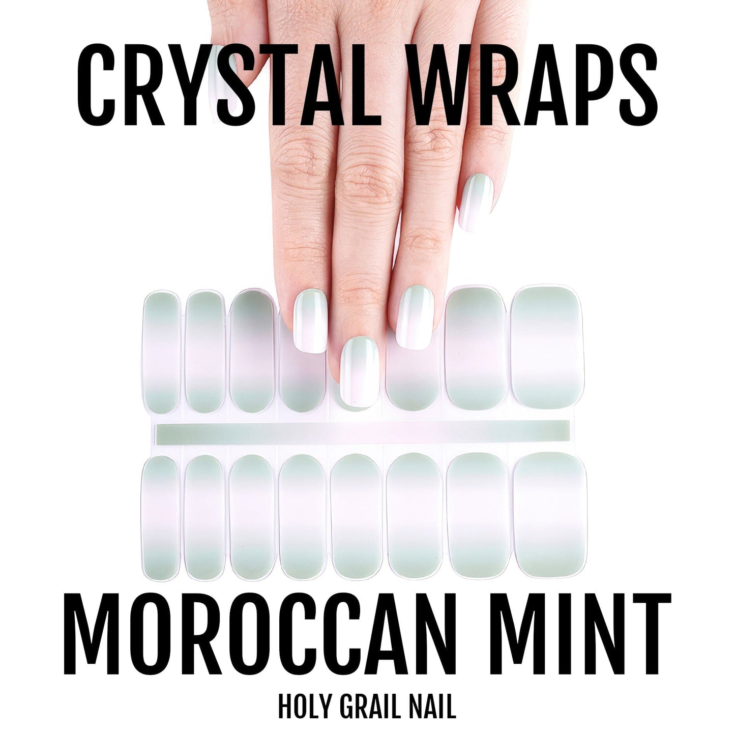 Holy Grail Nail Crystal Moroccan Mint - Crystal Wraps