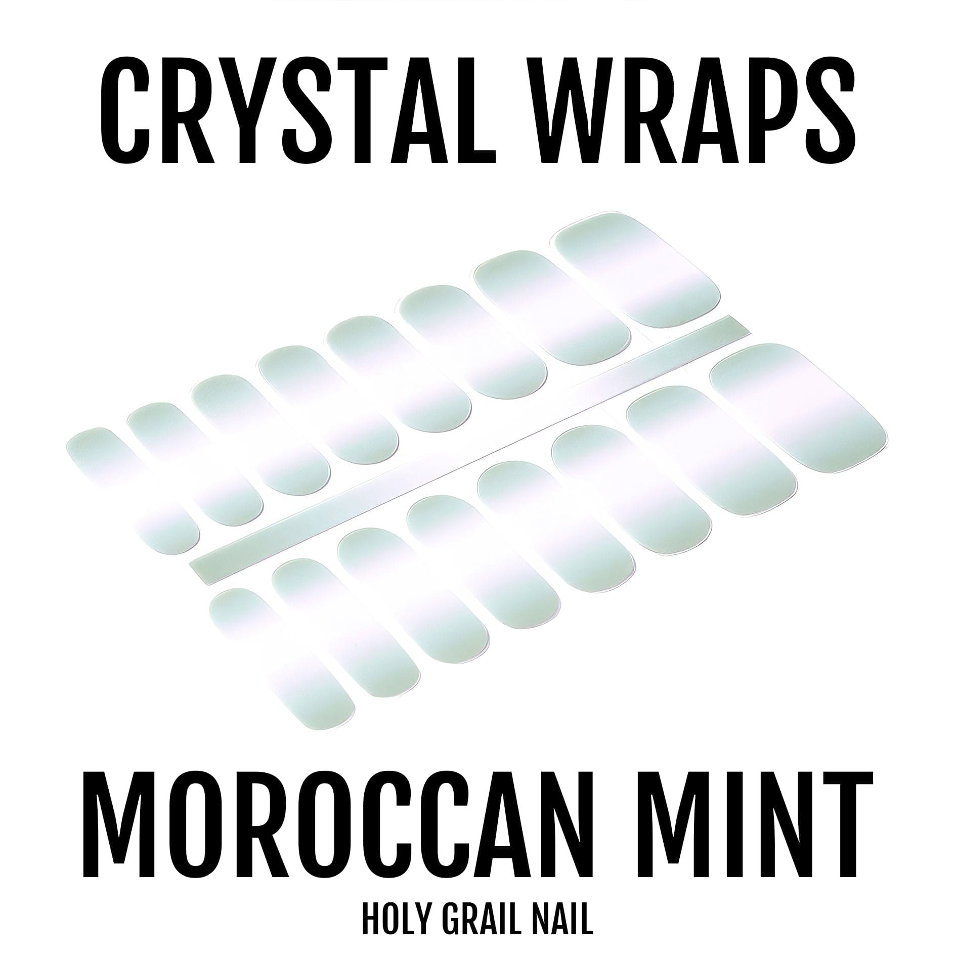 Holy Grail Nail Crystal Moroccan Mint - Crystal Wraps