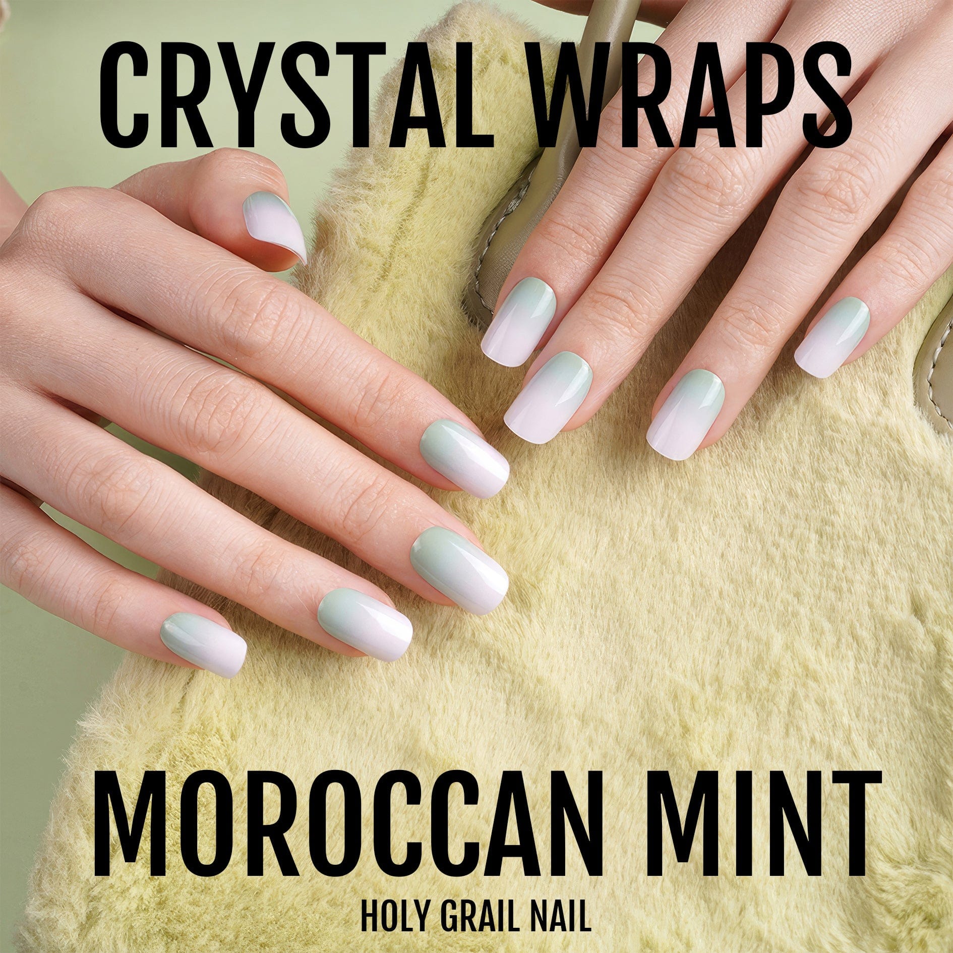 Holy Grail Nail Crystal Moroccan Mint - Crystal Wraps