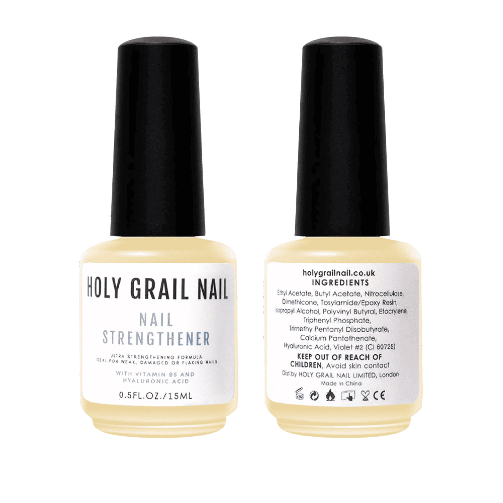 Holy Grail Nail Accessories Nail Strengthener - with Hyaluronic Acid and Vitamin B5 - Holy Grail Nail