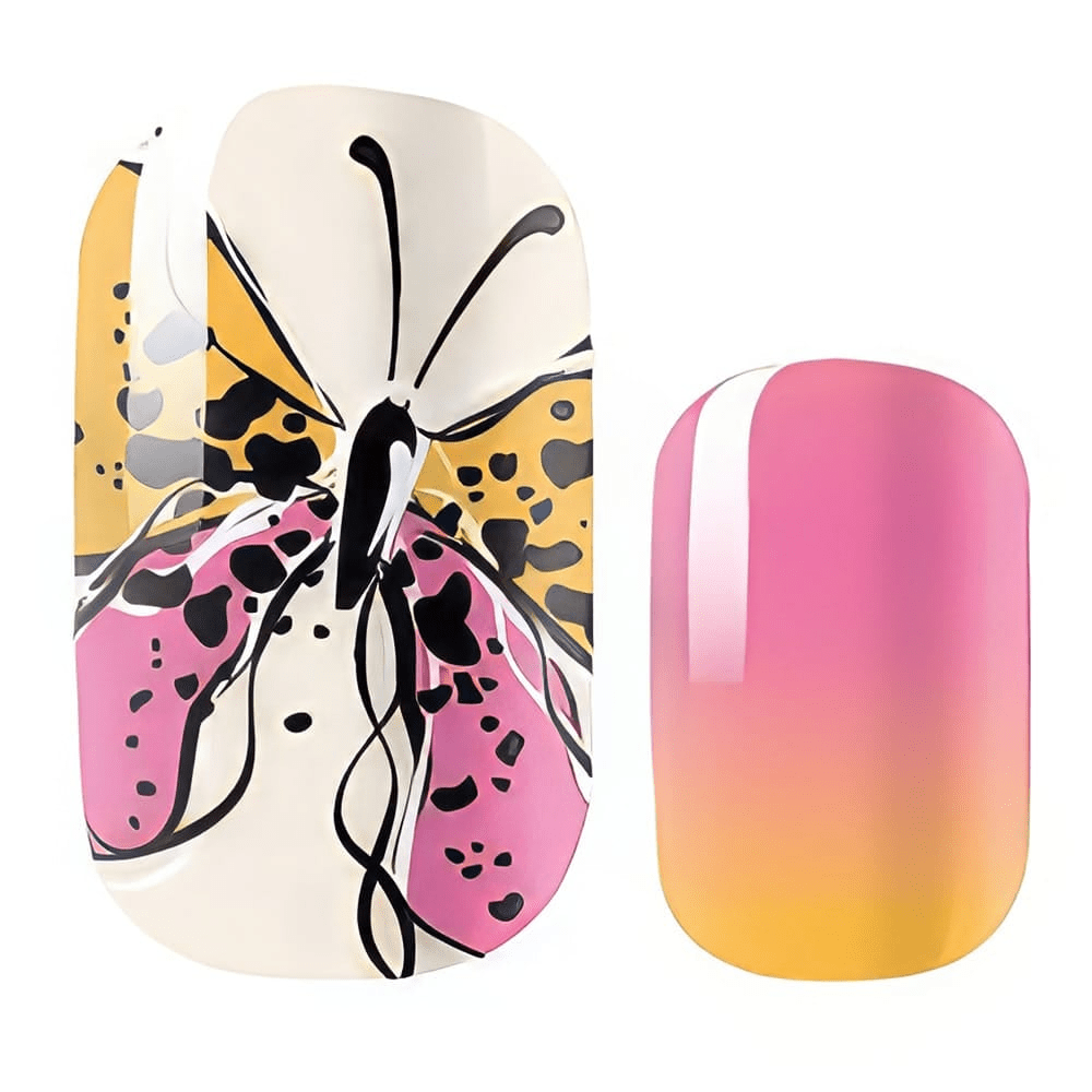 Holy Grail Nail Non-UV Nail Wraps Ombre Butterfly - Holy Classics (Non-UV Nail Wraps)