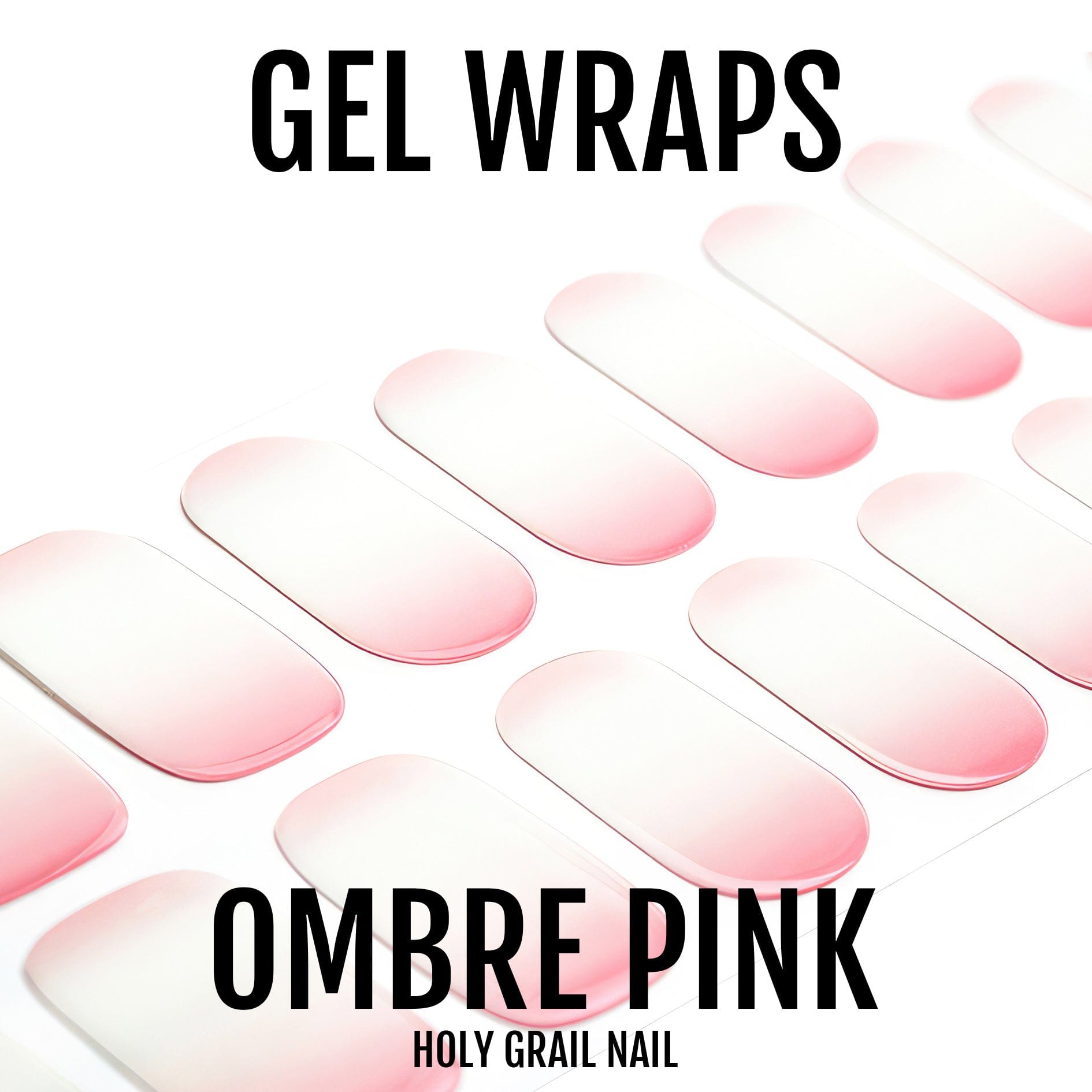 Holy Grail Nail Semi-Cured Gels Ombre Pink - Gels