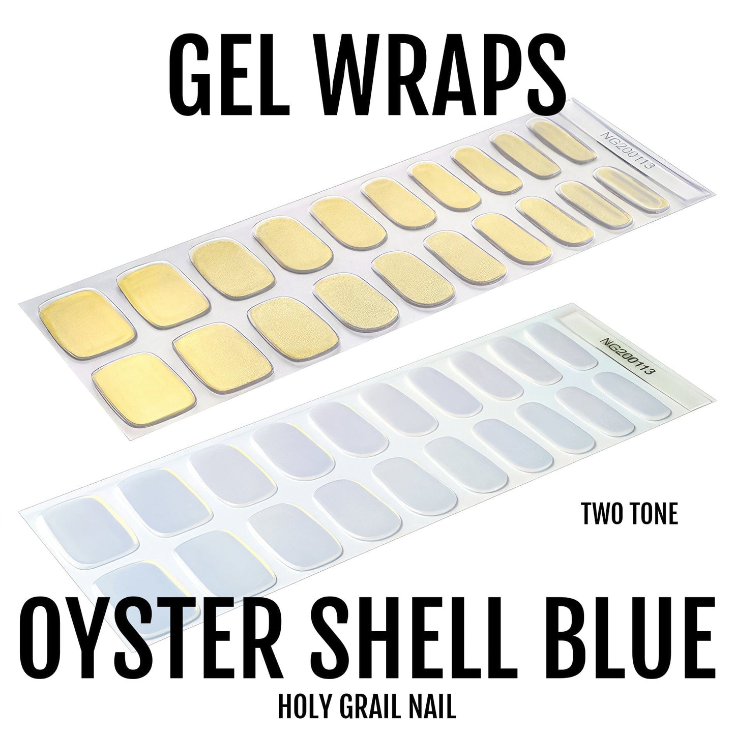 Holy Grail Nail Semi-Cured Gels Oyster Shell Blue - Gels