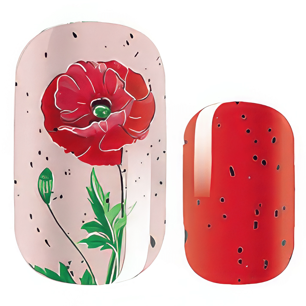 Holy Grail Nail Non-UV Nail Wraps Poppy Seed - Holy Classics (Non-UV Nail Wraps)