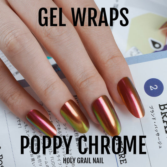 Holy Grail Nail Semi-Cured Gels Poppy Chrome - Gels