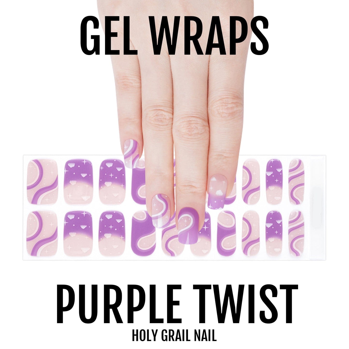 Holy Grail Nail Semi-Cured Gels Purple Twist - Gels