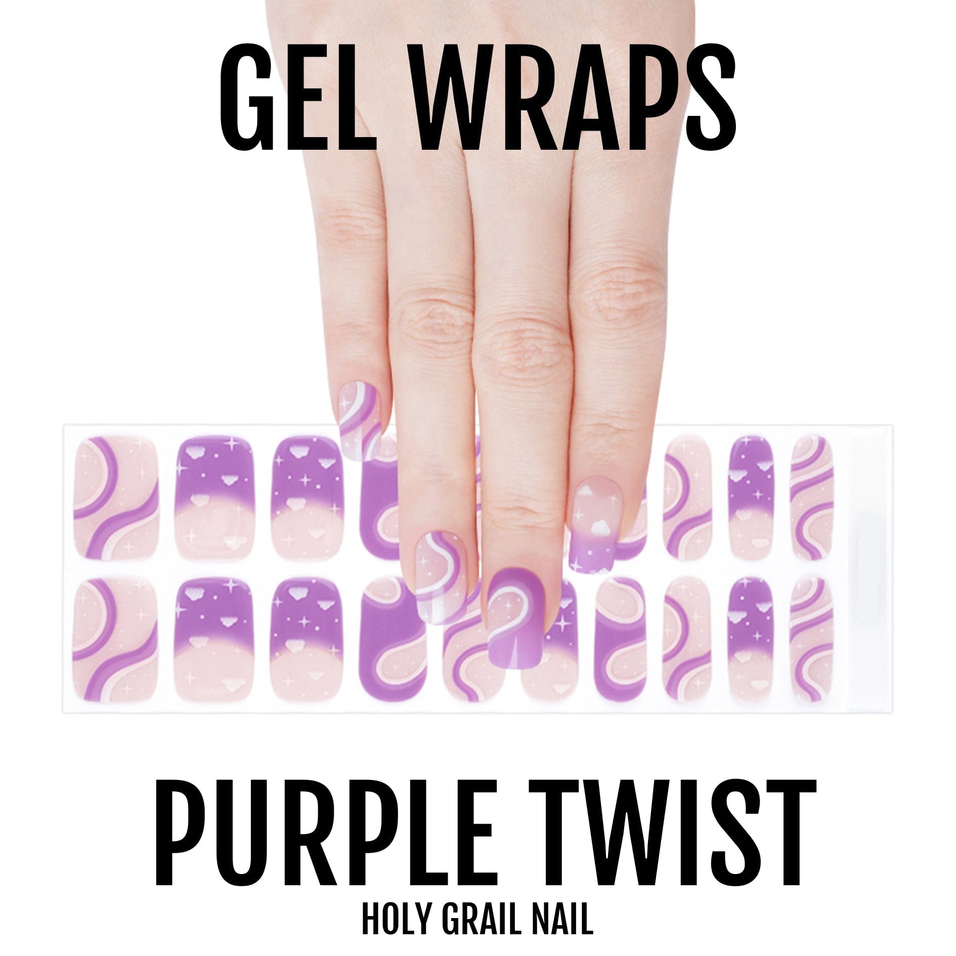 Holy Grail Nail Semi-Cured Gels Purple Twist - Gels