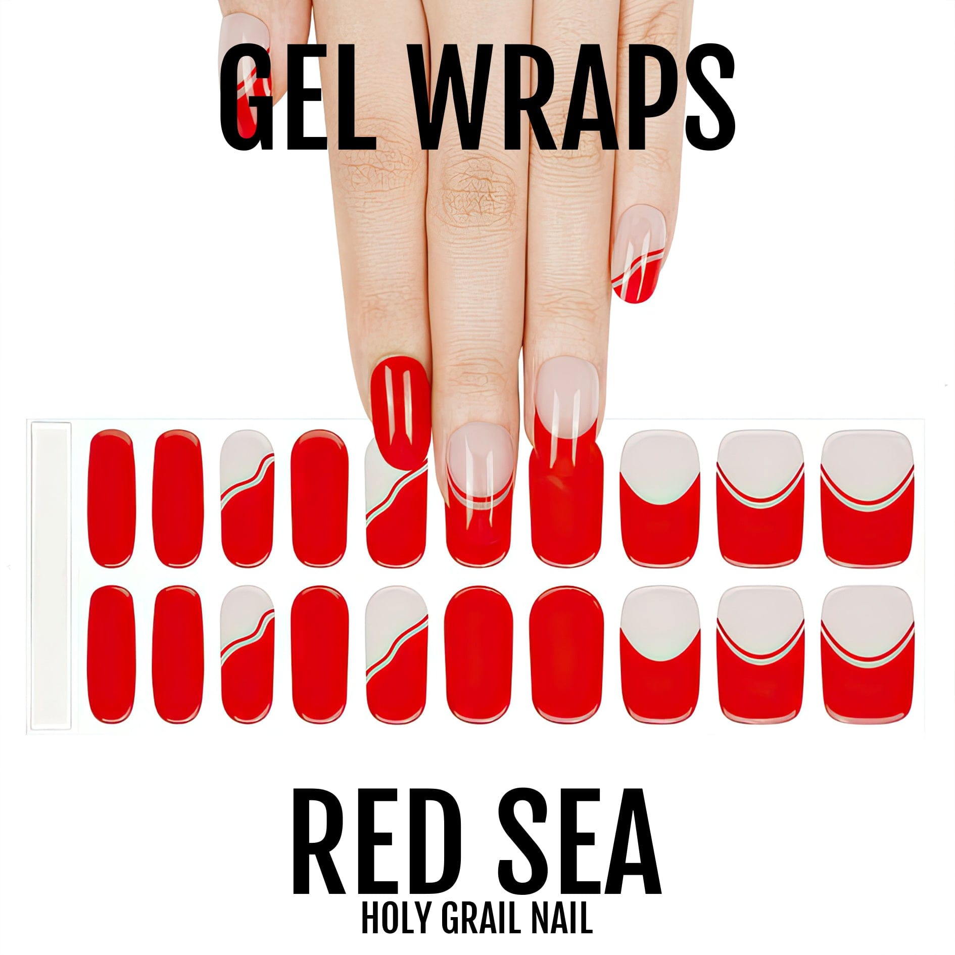 Holy Grail Nail Semi-Cured Gels Red Sea - Gels