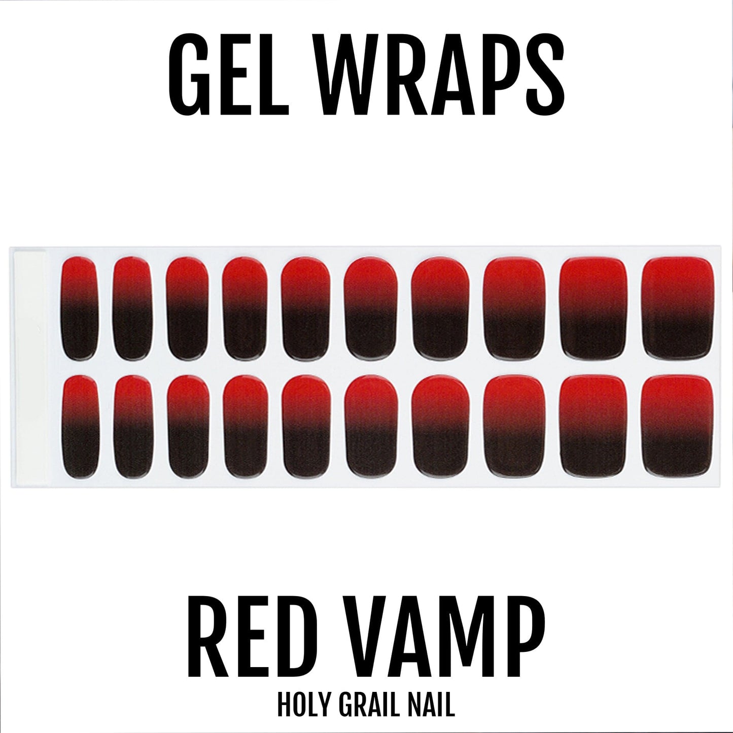 Holy Grail Nail Semi-Cured Gels Red Vamp - Gels