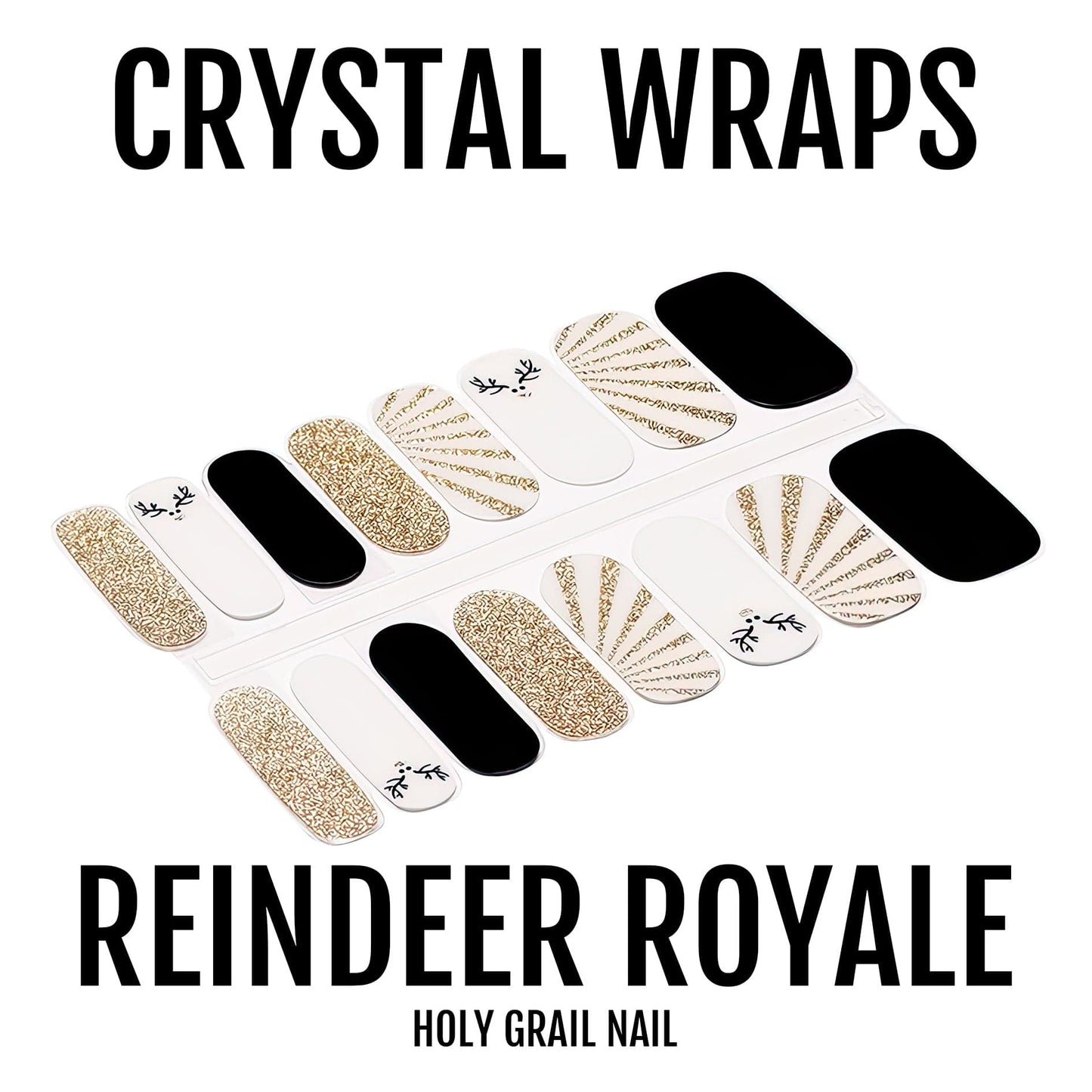 HOLY GRAIL NAIL Crystal Reindeer Royale - Crystal Wraps