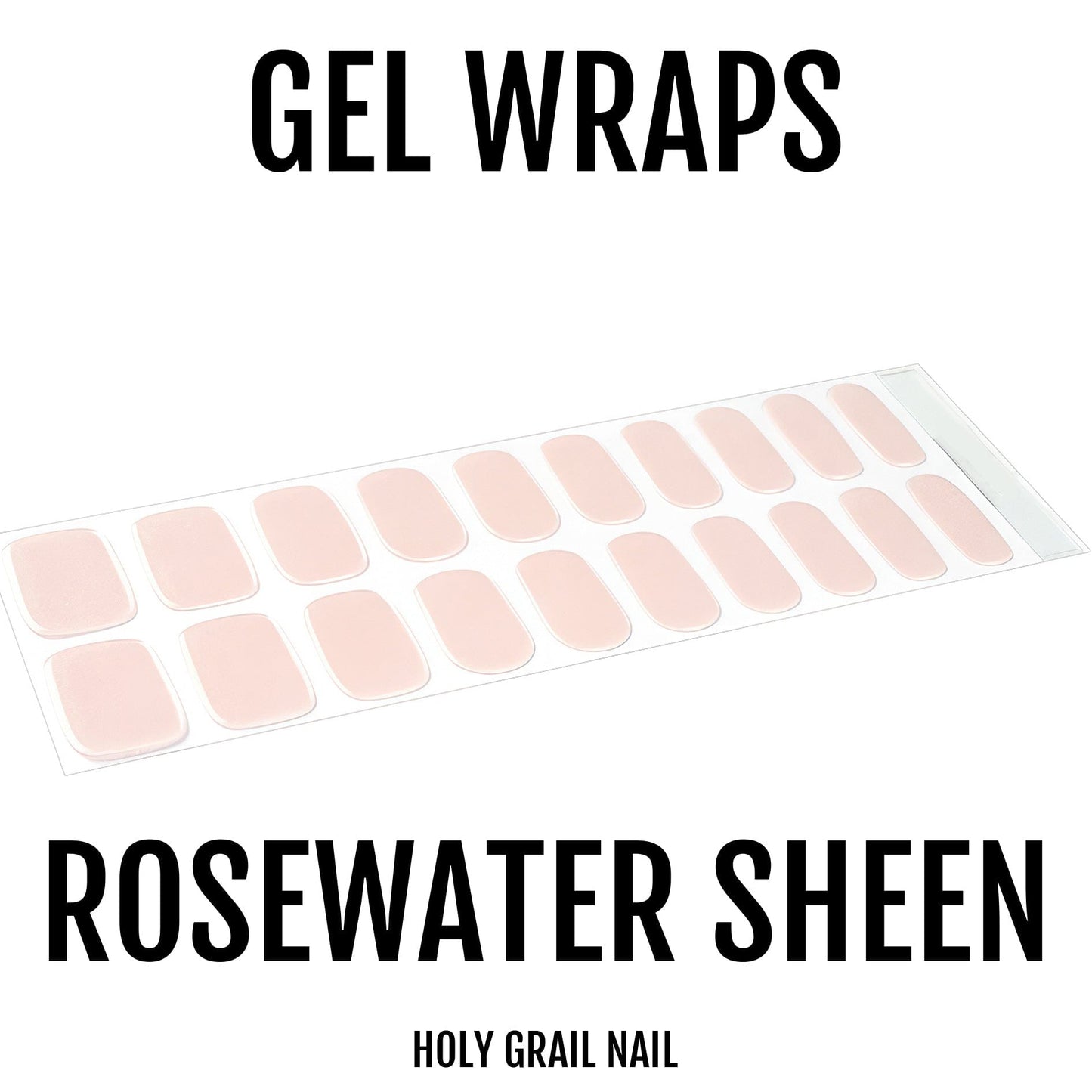 Holy Grail Nail Semi-Cured Gels Rosewater Sheen - Gels