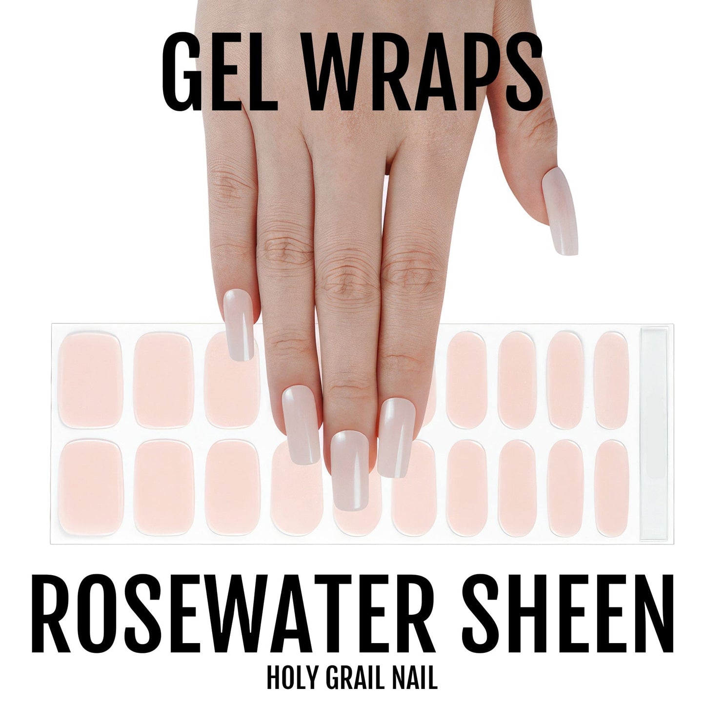 Holy Grail Nail Semi-Cured Gels Rosewater Sheen - Gels