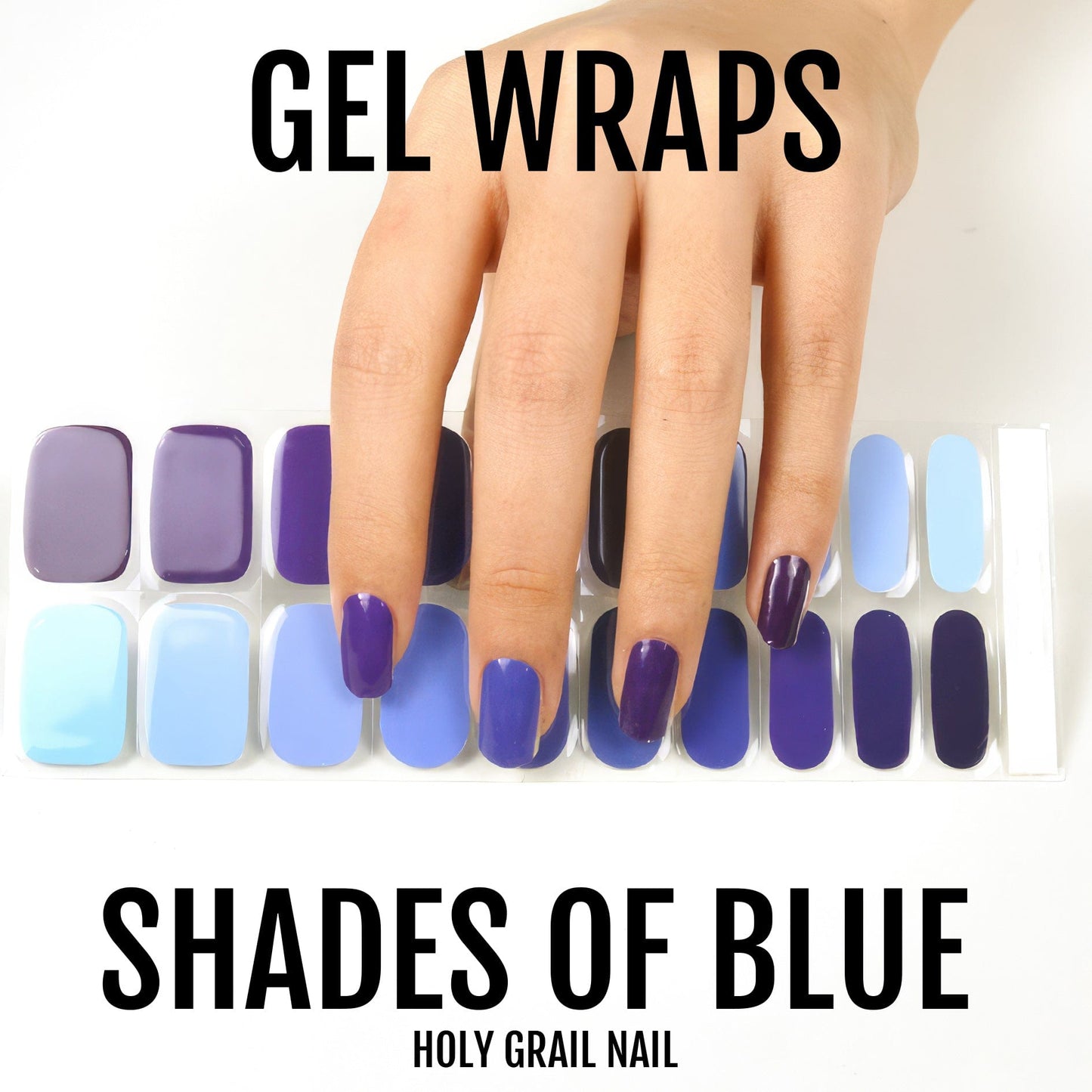 Holy Grail Nail Semi-Cured Gels Shades of Blue - Gels