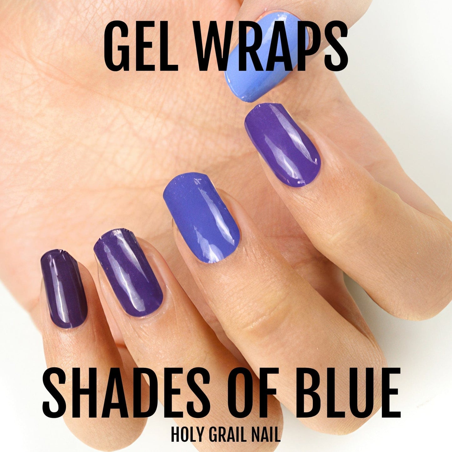 Holy Grail Nail Semi-Cured Gels Shades of Blue - Gels