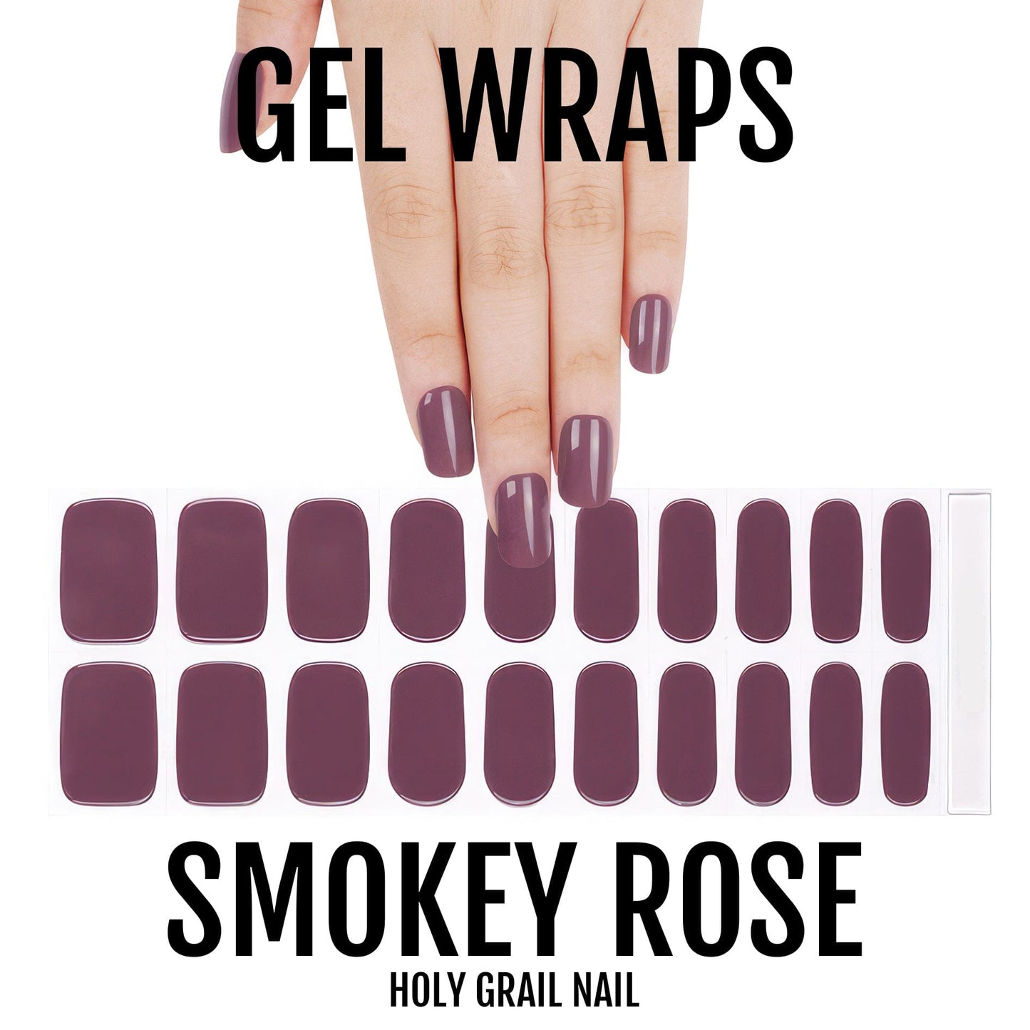 Holy Grail Nail Semi-Cured Gels Smokey Rose - Gels