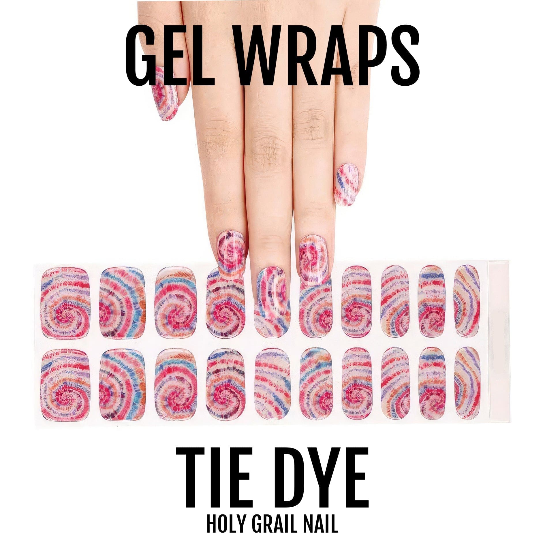 Holy Grail Nail Semi-Cured Gels Tie Dye - Gels