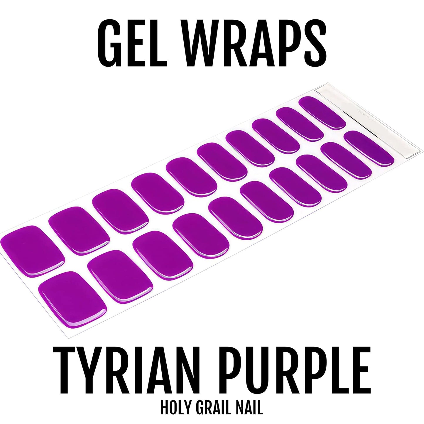 Holy Grail Nail Semi-Cured Gels Tyrian Purple - Gels