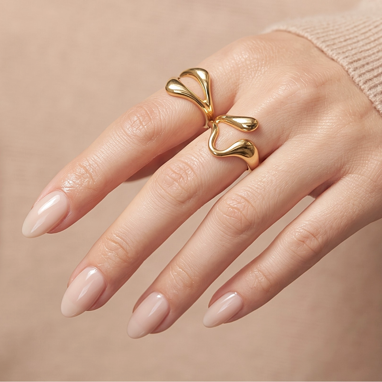 Spill The Tea - Soft Gel Press Ons (Extra Short Natural)