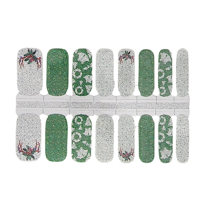 Christmas Wreath - Holy Classics (Non-UV Nail Wraps)