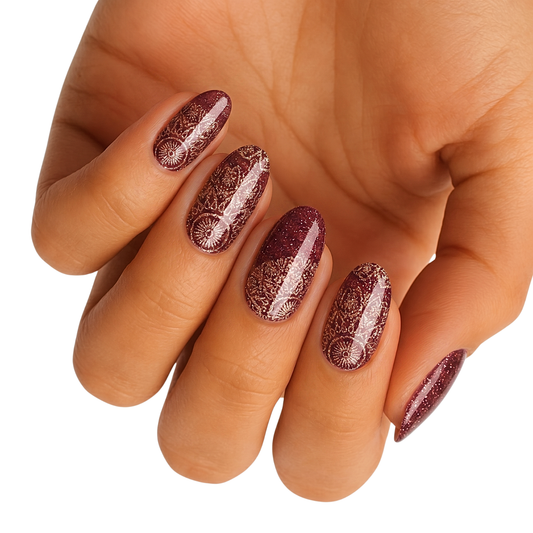 Glitter Mandala (Glitter) - Wide Fit Wrap (22 Piece)