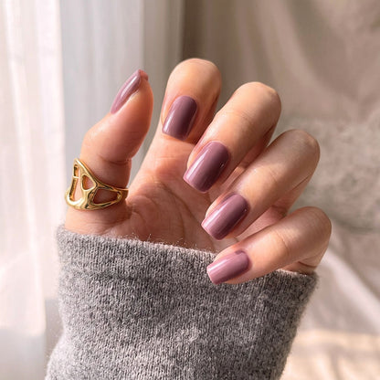 Smoke and Mirrors -  Soft Gel Press Ons (Short Square)