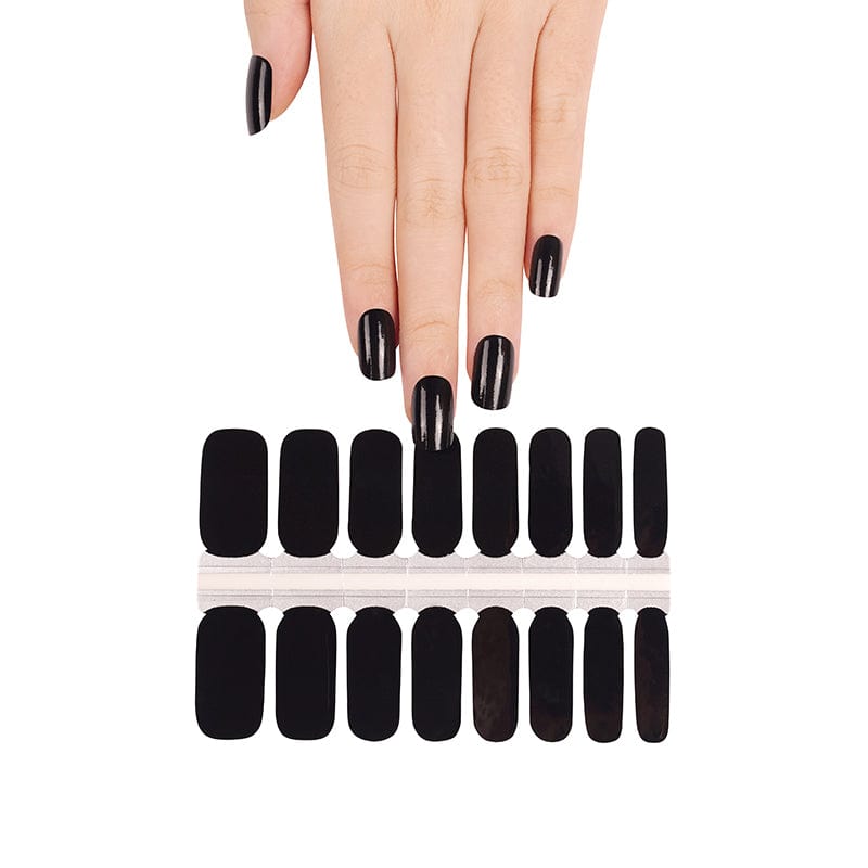 Holy Grail Nail Non-UV Nail Wraps Jet Black - Holy Classics (Non-UV Nail Wraps)