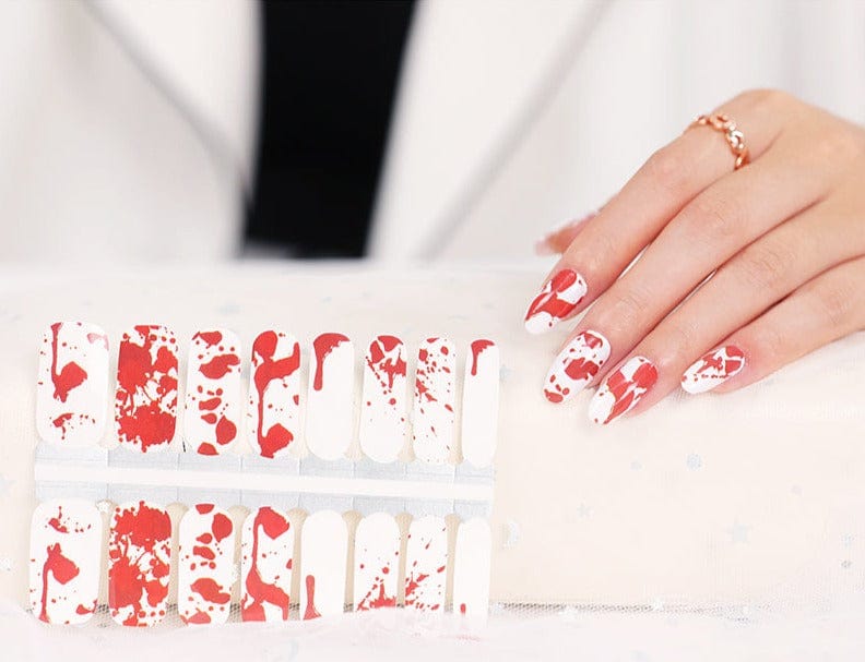 Holy Grail Nail Non-UV Nail Wraps Blood Splatter - Holy Classics (Non-UV Nail Wraps)