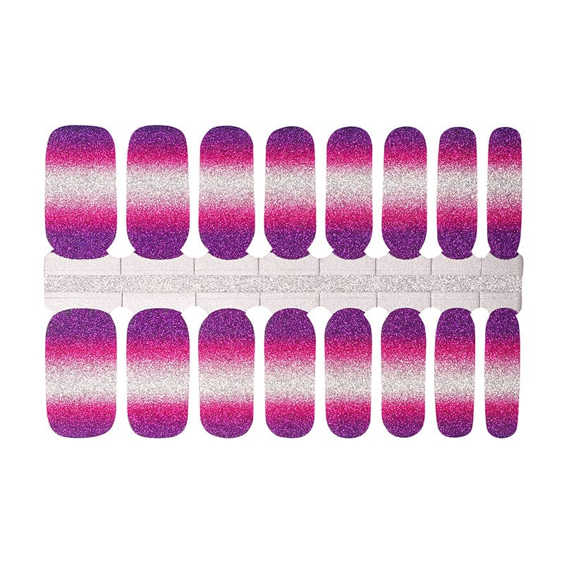 Holy Grail Nail Non-UV Nail Wraps Purple Rain (Glitter) - Holy Classics (Non-UV Nail Wraps)