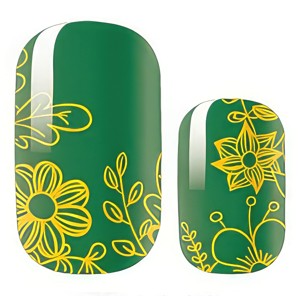 Holy Grail Nail Non-UV Nail Wraps Green Goddess - Holy Classics (Non-UV Nail Wraps)