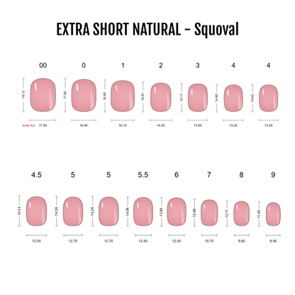 Soft Era - Soft Gel Press Ons (Extra Short Natural)