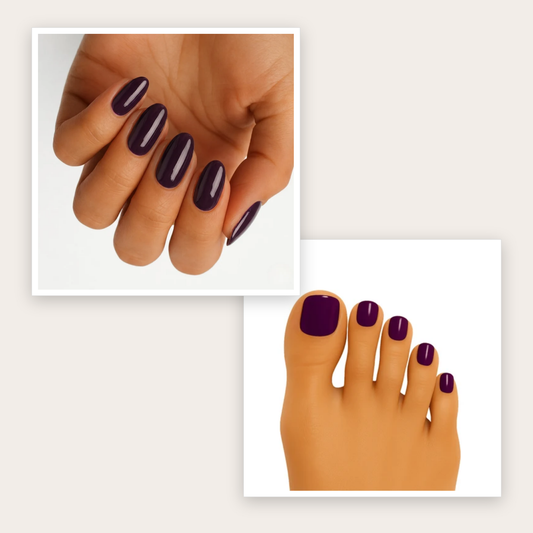 Matching Tips & Toes - Mulberry | hgn-kit-collage:feed:b7719a1a119fc2ac:bf16b812