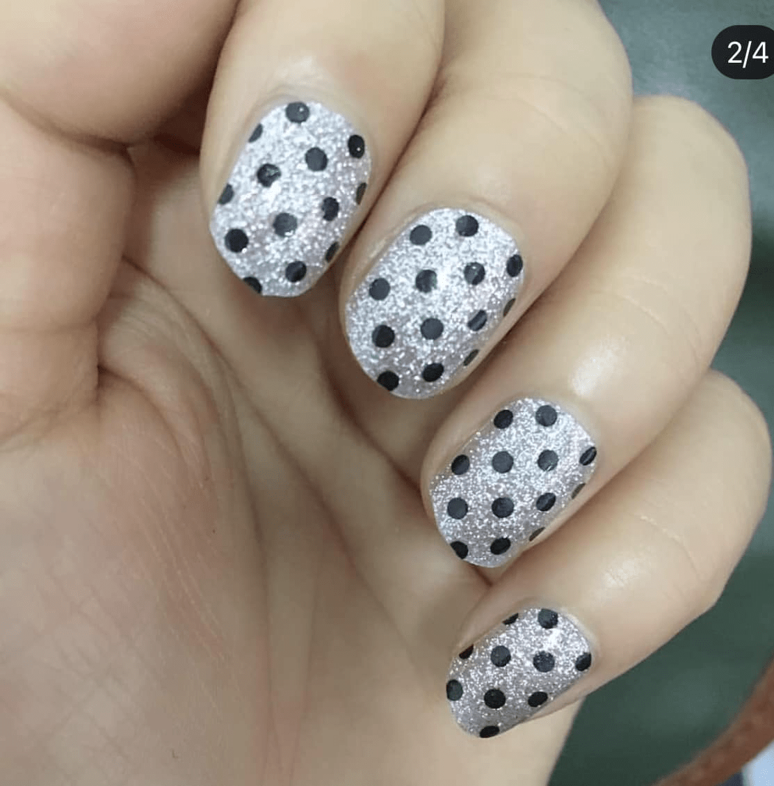 Holy Grail Nail Non-UV Nail Wraps Glitter Spot - Holy Classics (Non-UV Nail Wraps)