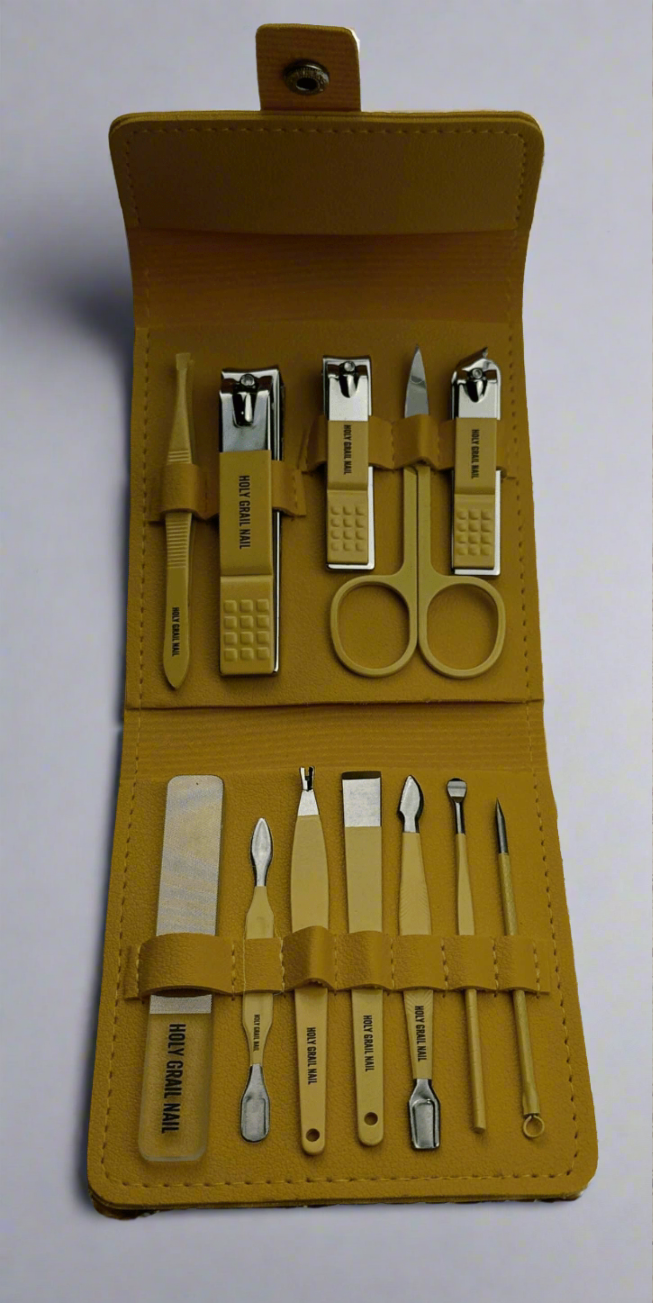 Holy Grail Nail Accessories Pro Mani Tool Kit - Yellow