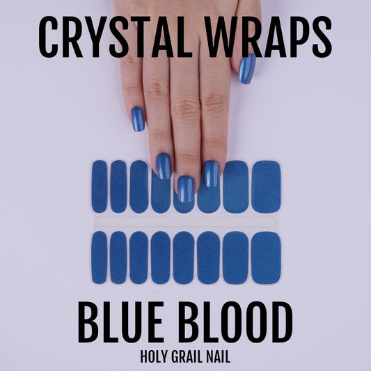 Holy Grail Nail Crystal Blue Blood - Crystal Wraps