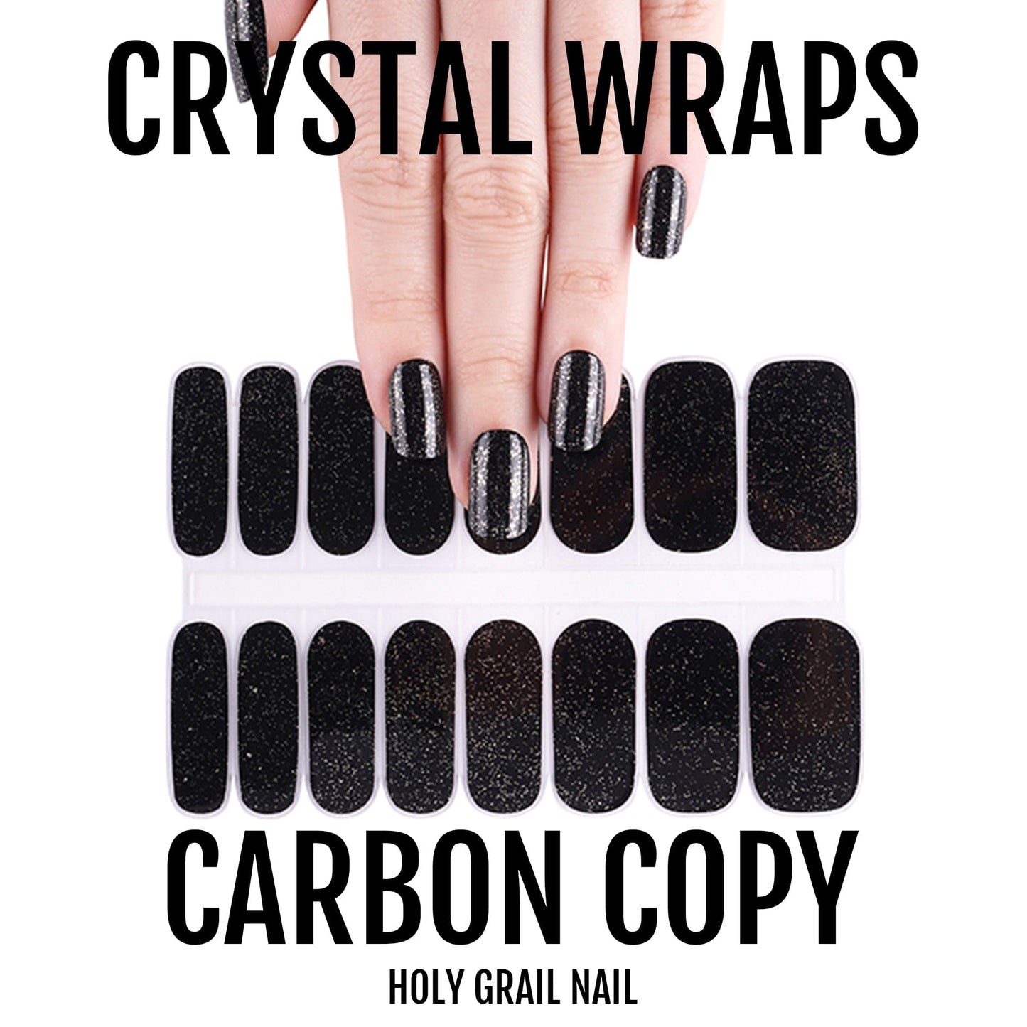 Holy Grail Nail Crystal Carbon Copy - Crystal Wraps