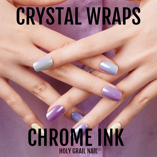 Holy Grail Nail Crystal Chrome Ink - Crystal Wraps