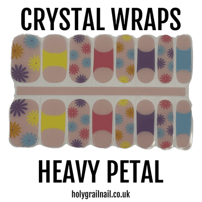 Holy Grail Nail Crystal Heavy Petal (Part Transparent) - Crystal Wraps