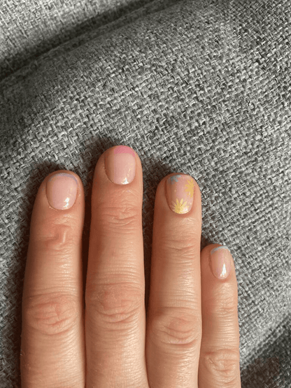 Holy Grail Nail Crystal Heavy Petal (Part Transparent) - Crystal Wraps