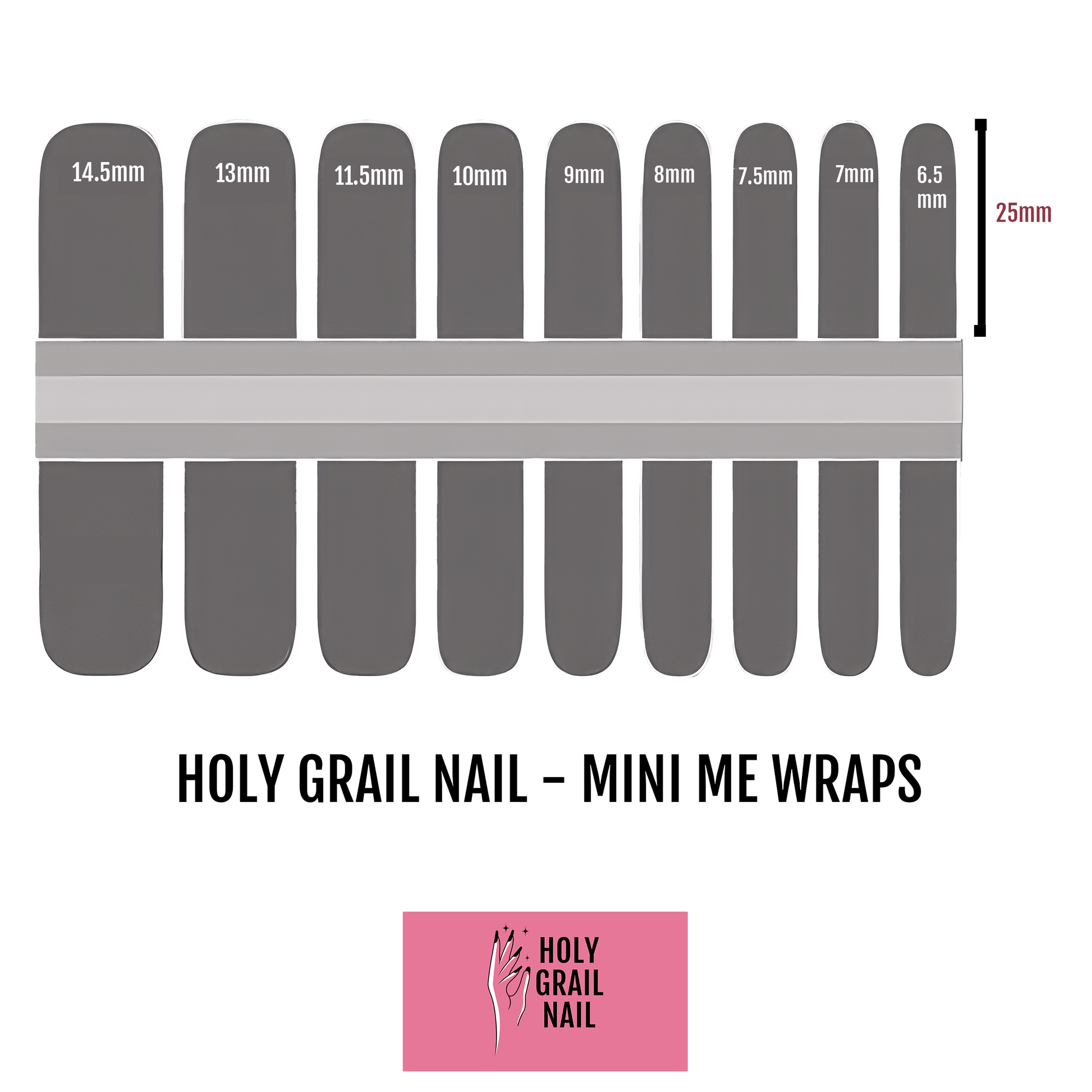 Holy Grail Nail Mini Me (Kids Nail Wraps) An Elephant Never Forgets - Kids Wraps - Mini Me by Holy Grail Nail