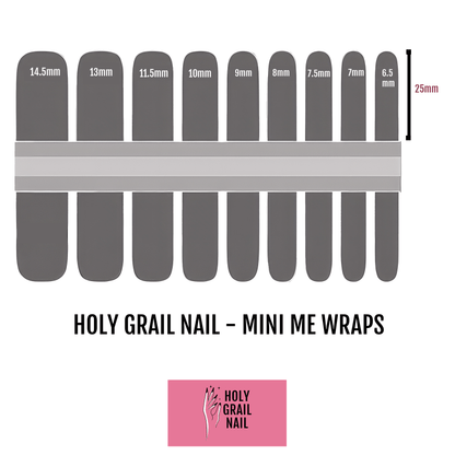 Holy Grail Nail Mini Me (Kids Nail Wraps) Helter Skelter - Kids Wraps - Mini Me by Holy Grail Nail