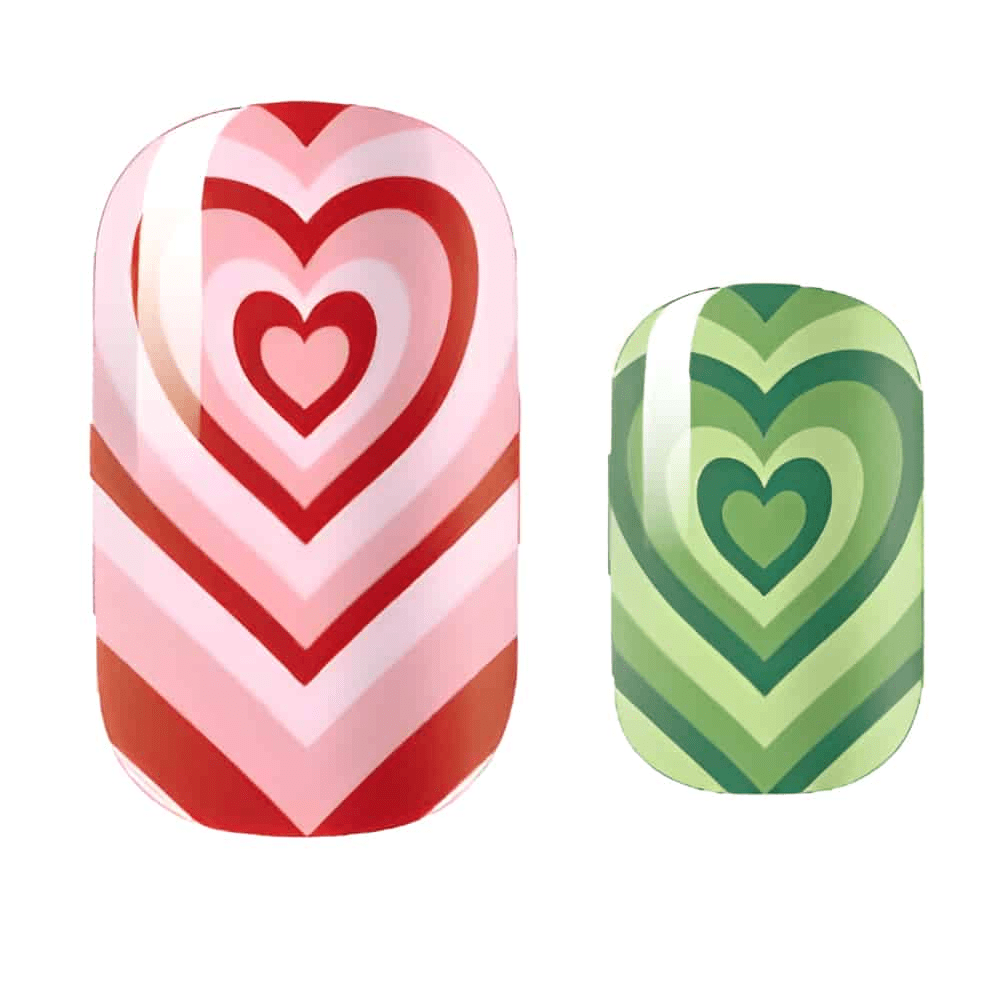 Holy Grail Nail Mini Me (Kids Nail Wraps) Love Heart - Kids Wraps - Mini Me by Holy Grail Nail